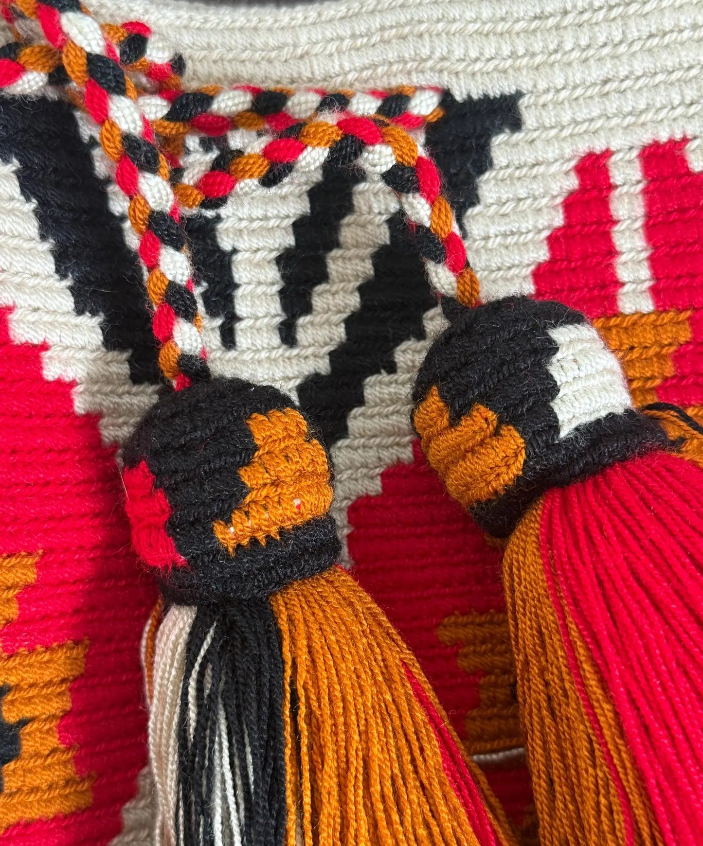 Costa Wayuu Large Handmade Wayuu Mochila-Bag- Crossbody Shoulder Bag - CostaWayuuShop