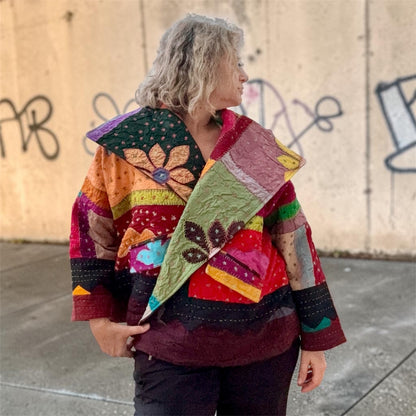 Patchwork Vintage Kantha Jacket