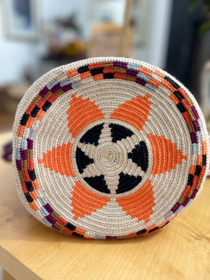 Costa Wayuu Large Lucky Eye Crochet Wayuu Bag – Boho Shoulder Purse - CostaWayuuShop