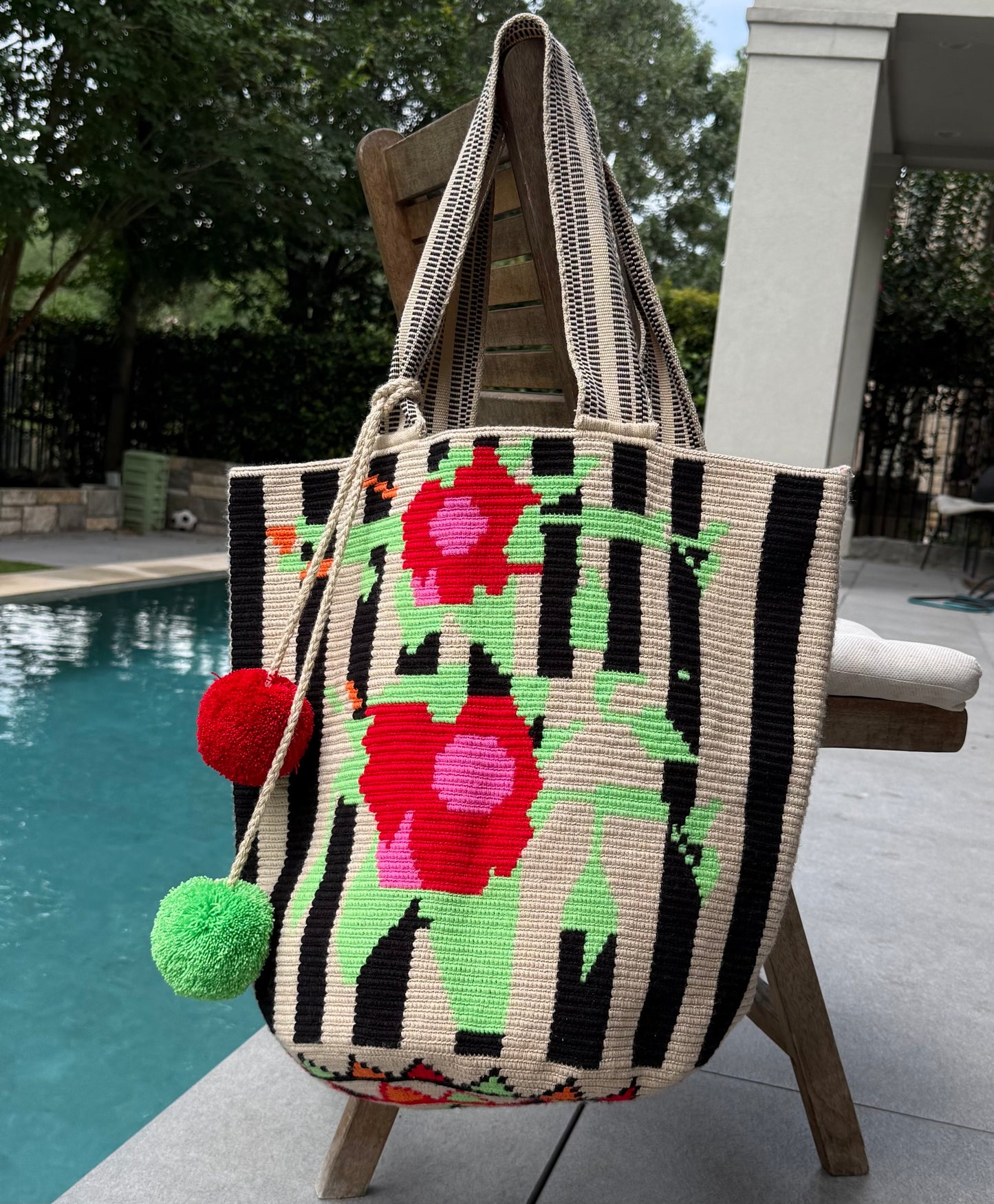 Costa Wayuu Oversized Tote, Extra Large Shopper Bag.