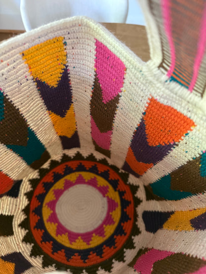 Costa Wayuu  Oversized  Crochet Tote Bag-Handmade - CostaWayuuShop