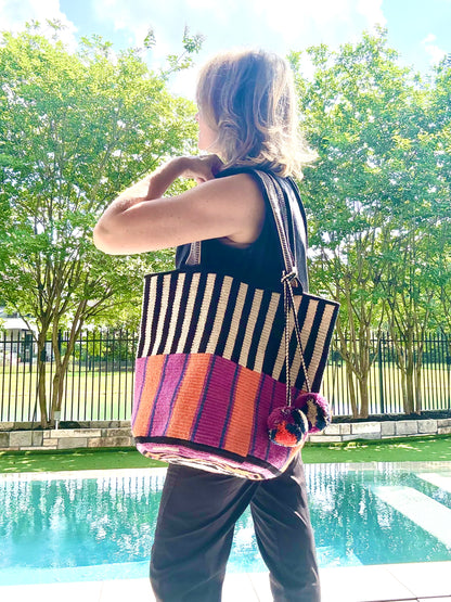 Costa Wayuu Oversized Wayuu Bag – Extra Large Handmade Summer Bag. - CostaWayuuShop