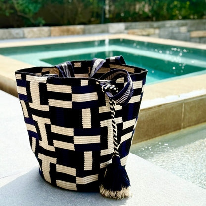 Costa Wayuu Oversized Wayuu Tote-Bag, Summer Extra Large Beach Shopper Bag. - CostaWayuuShop