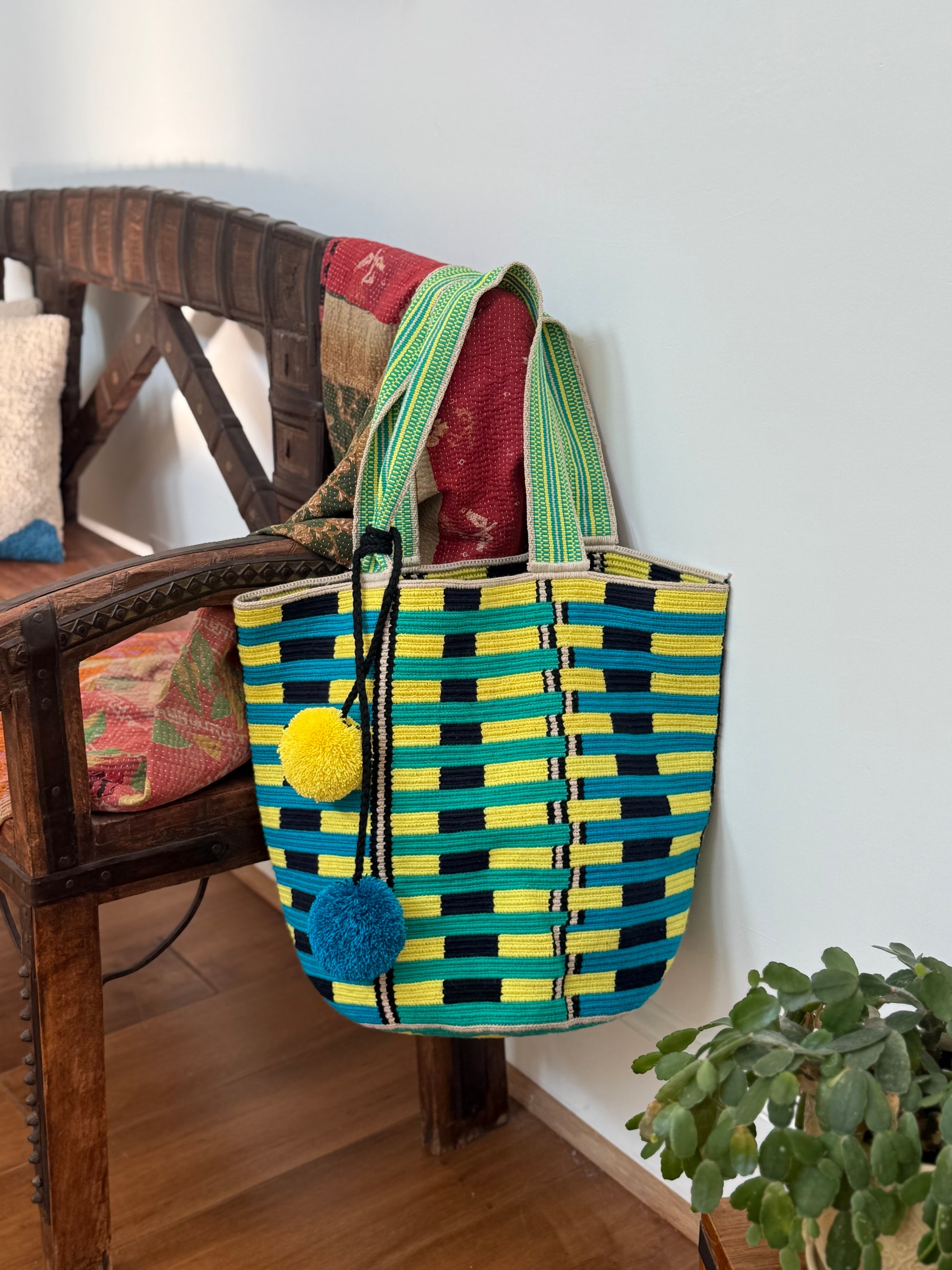 Costa Wayuu Oversized Wayuu Shopper Bag, Extra Large Tote-Bag - CostaWayuuShop