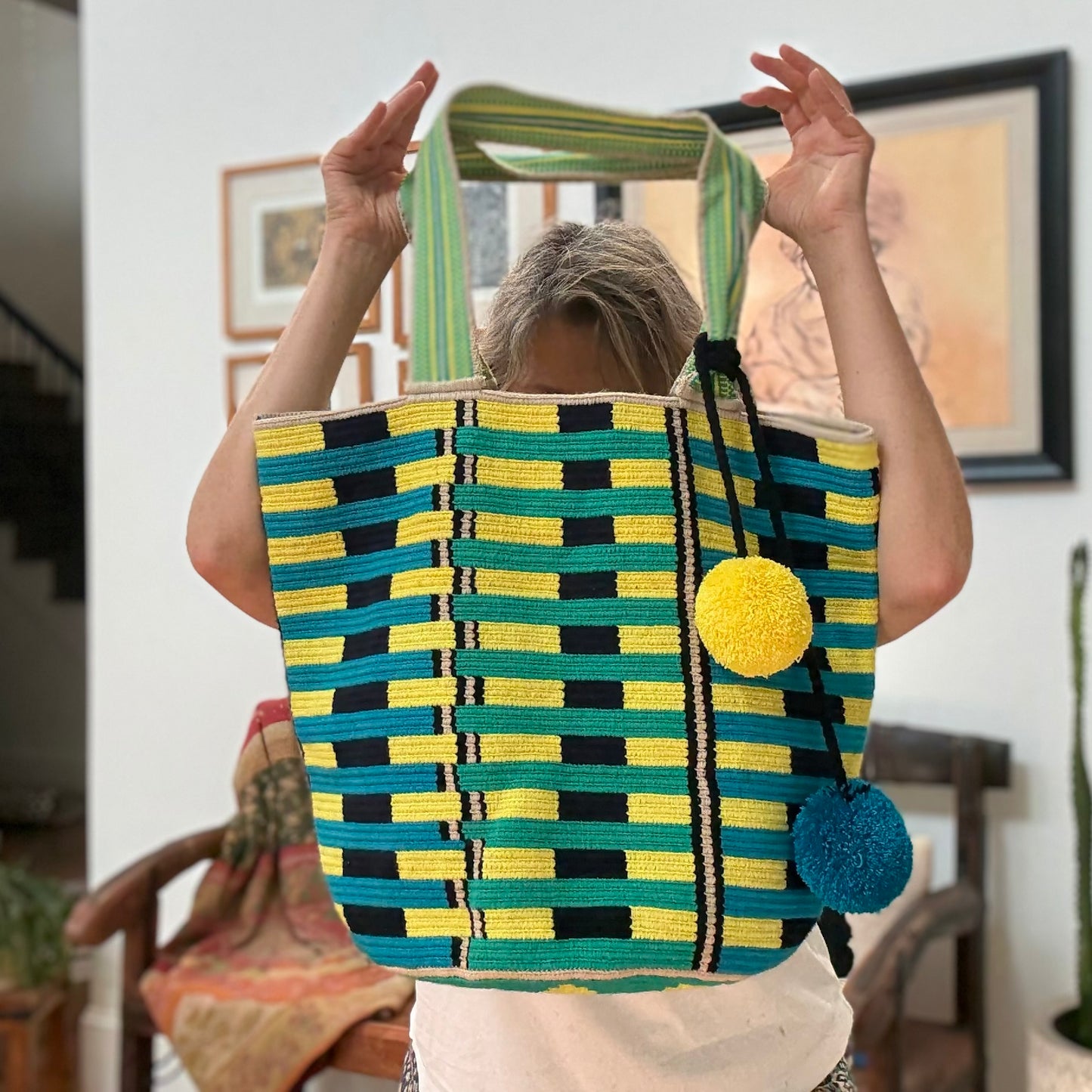 Costa Wayuu Oversized Wayuu Shopper Bag, Extra Large Tote-Bag - CostaWayuuShop