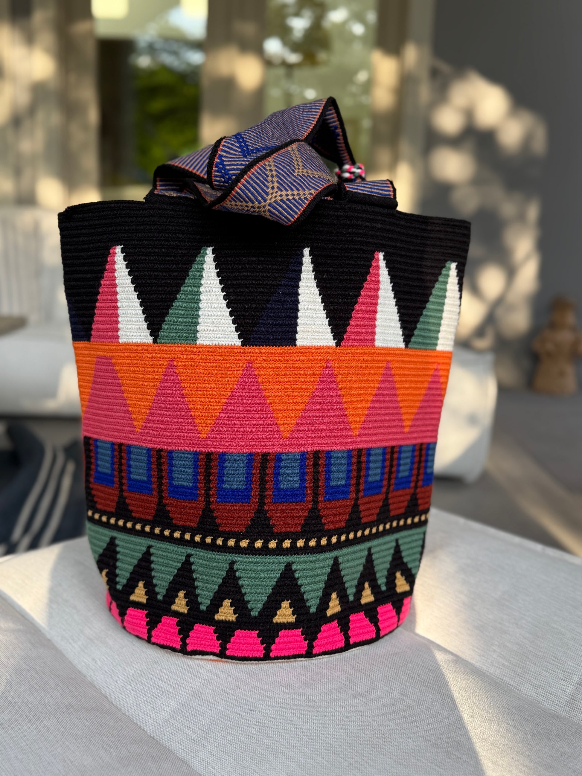 Costa Wayuu Oversized Tote Bag, Beach Shopper Bag. - CostaWayuuShop