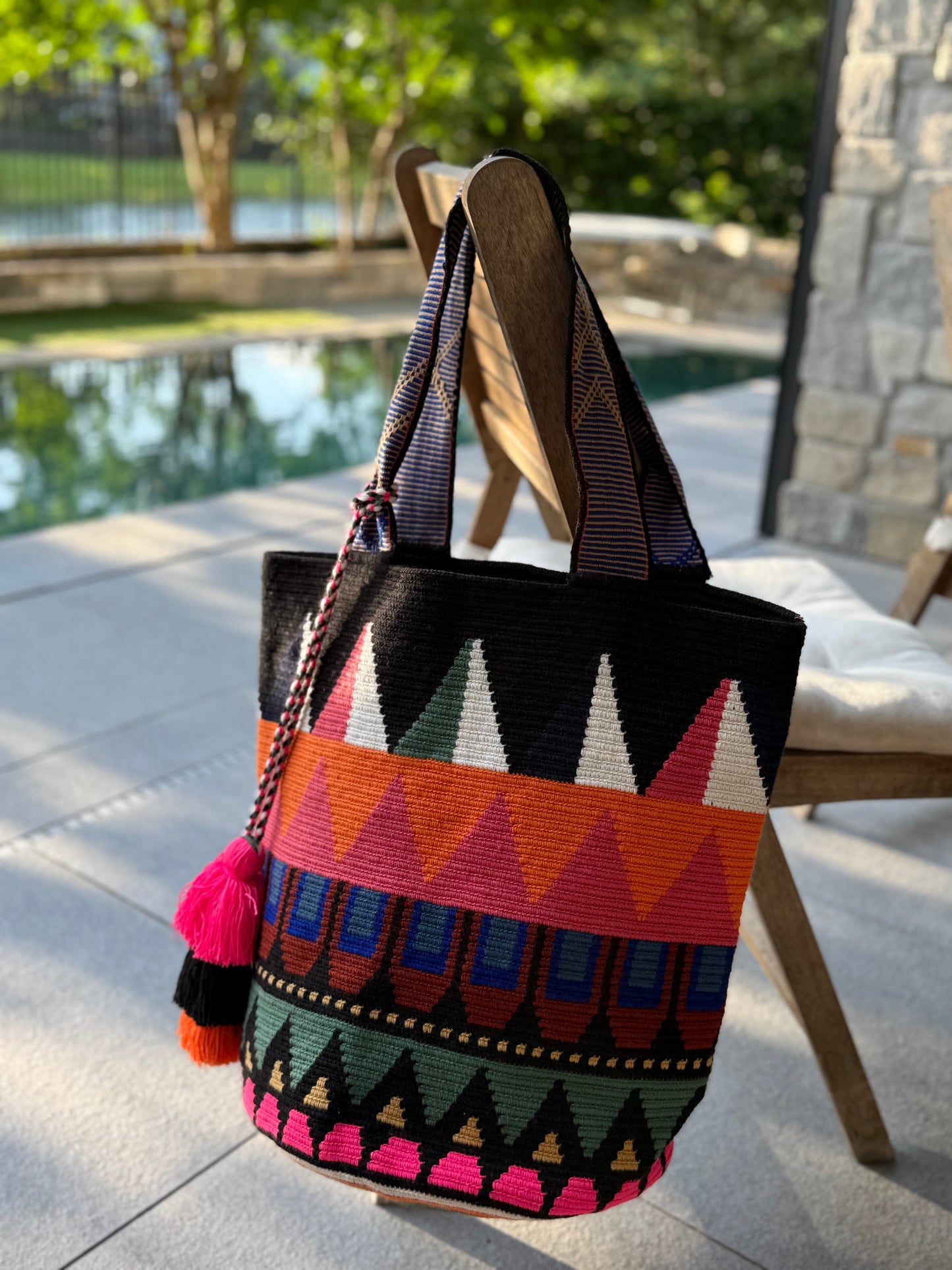 Costa Wayuu Oversized Tote Bag, Beach Shopper Bag. - CostaWayuuShop