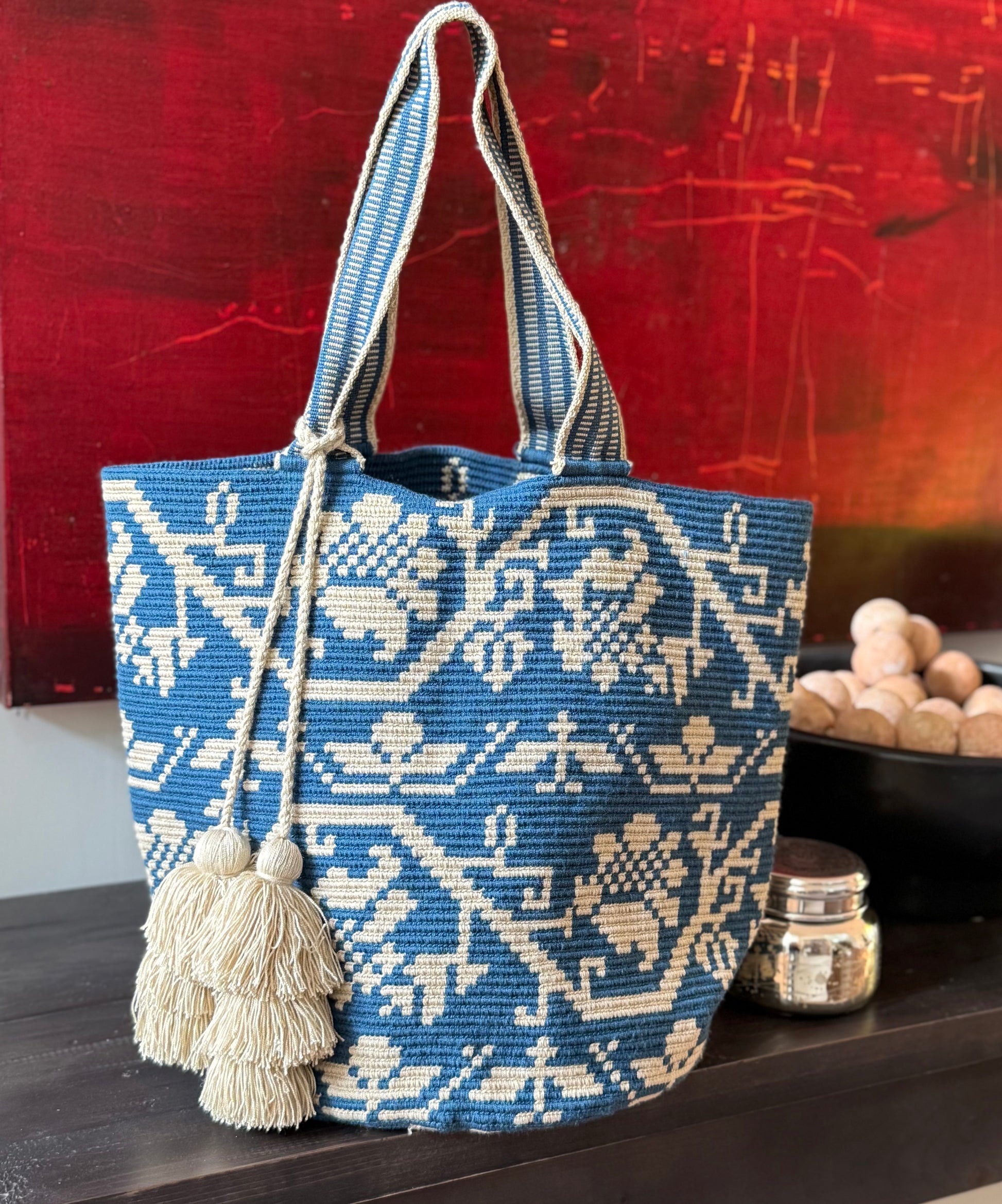 Costa Wayuu Oversized Tote Bag, Summer, Extra Large Shopper Bag - CostaWayuuShop