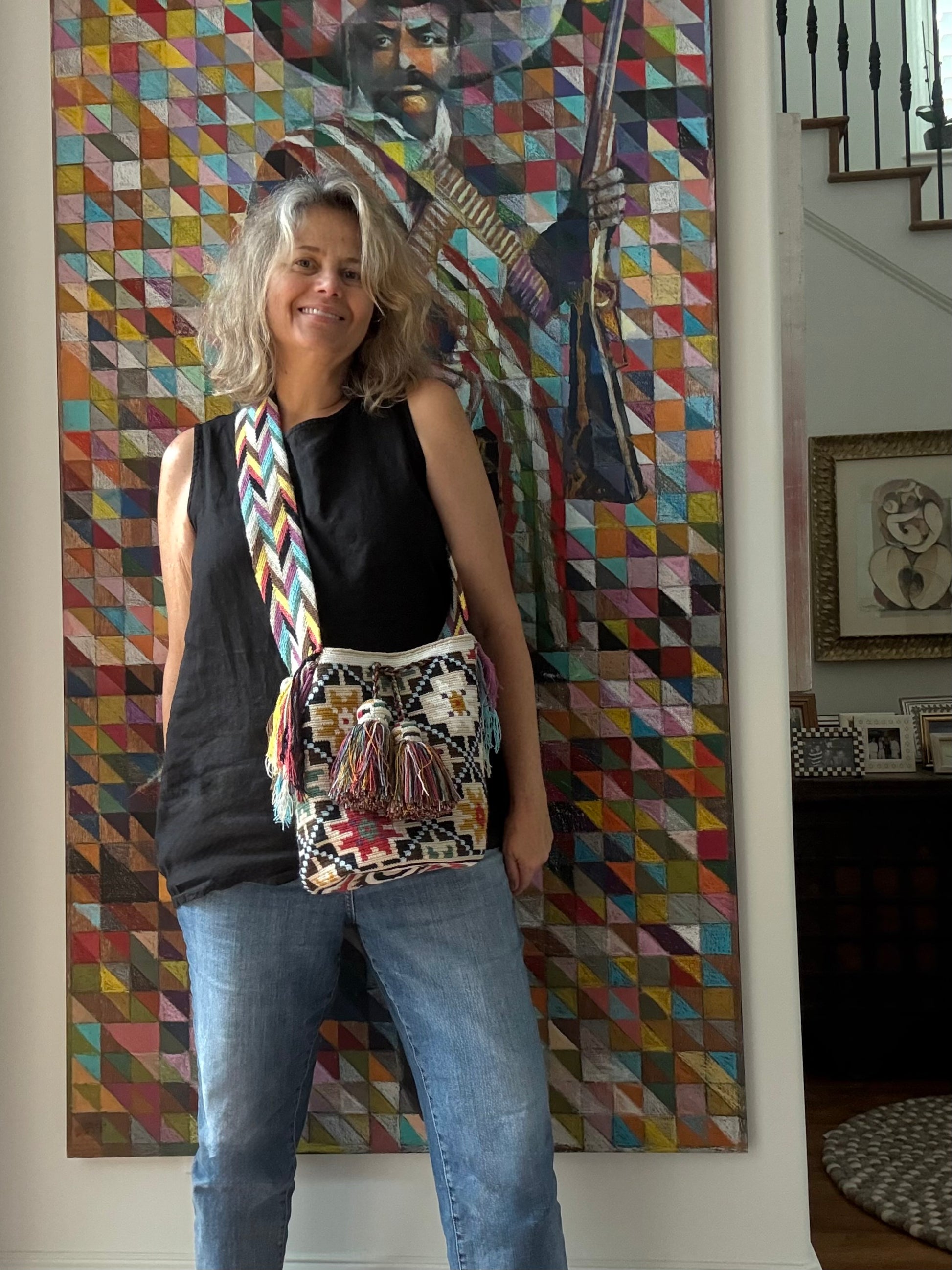 Costa Wayuu Oversized Tote Bag, Fine Crochet Work, Extra Large Shopper Bag. - CostaWayuuShop