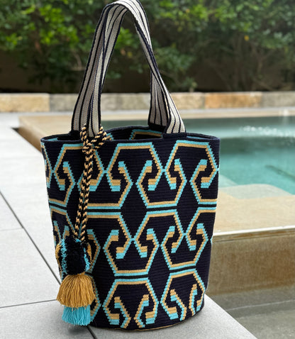 Costa Wayuu Oversized Tote, Extra Large Shopper Bag. - CostaWayuuShop