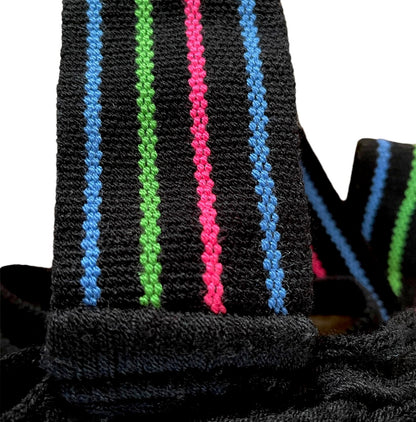 Costa Wayuu Bold Evil Eye Clutch – Handcrafted Colombian Art - CostaWayuuShop