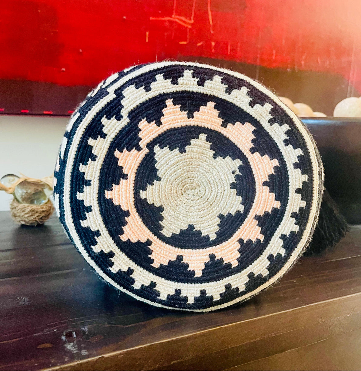 Costa Wayuu Large Handmade Wayuu Crossbody Bag – Boho Tribal Design - CostaWayuuShop