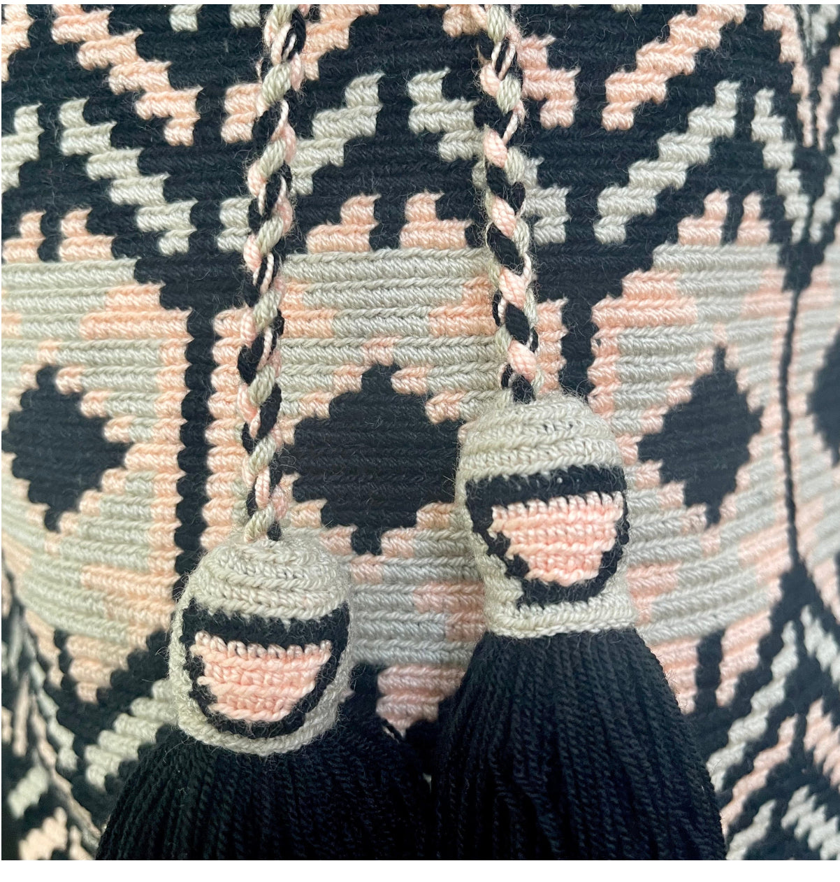 Costa Wayuu Large Handmade Wayuu Crossbody Bag – Boho Tribal Design - CostaWayuuShop