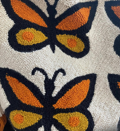 Costa Wayuu Boho Wayuu Medium Bag with Handwoven Butterflies - CostaWayuuShop