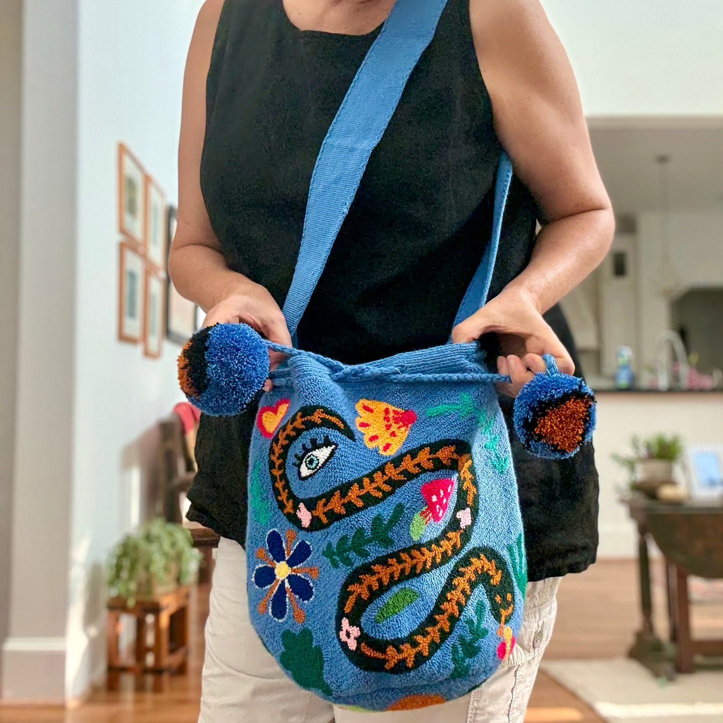 Costa Wayuu Handwoven Puyado Style Large Serpent Bag - CostaWayuuShop