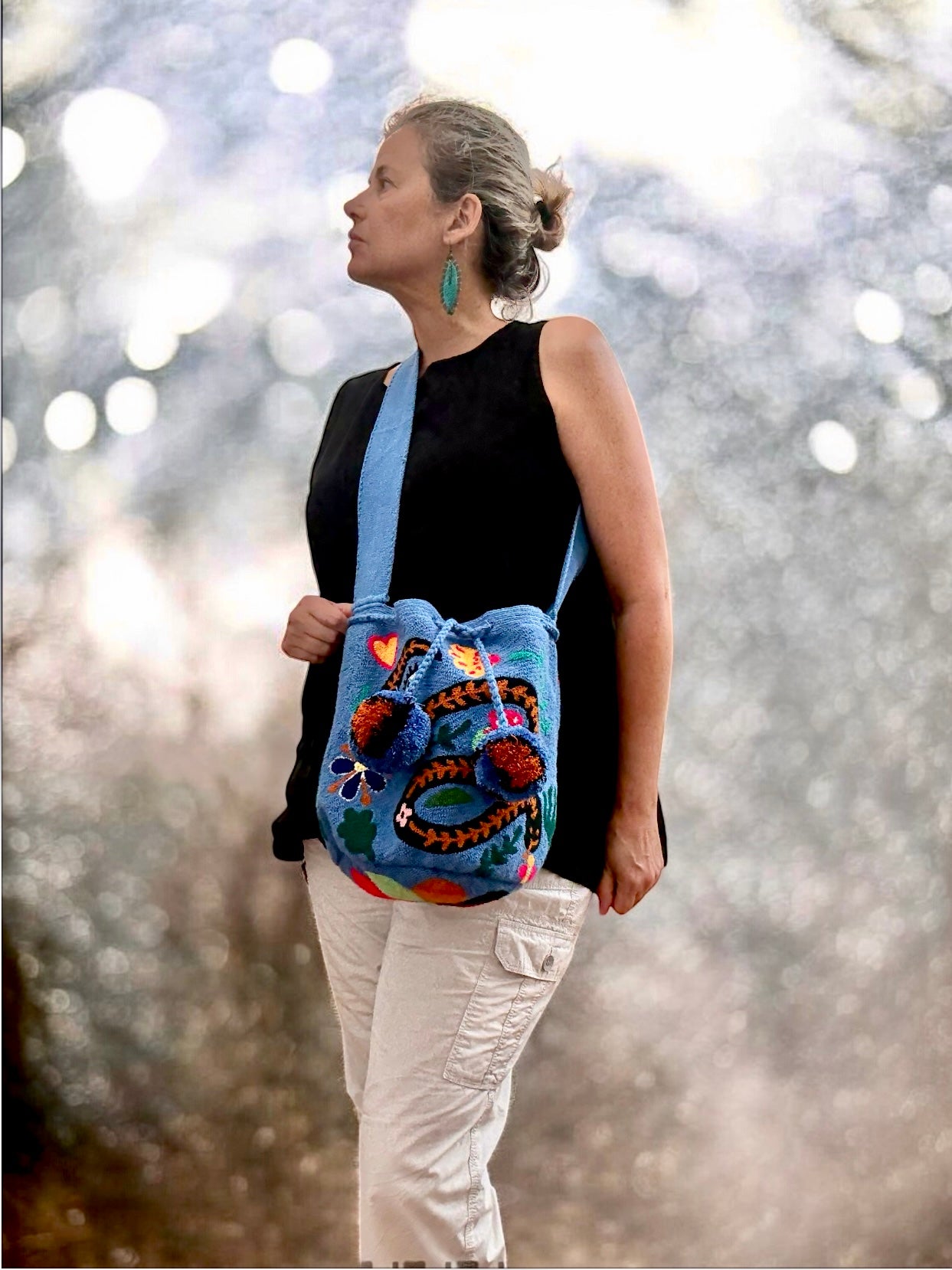 Costa Wayuu Handwoven Puyado Style Large Serpent Bag - CostaWayuuShop