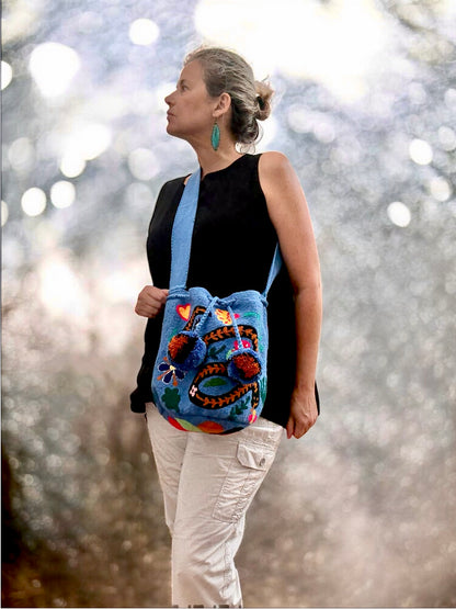 Costa Wayuu Handwoven Puyado Style Large Serpent Bag - CostaWayuuShop