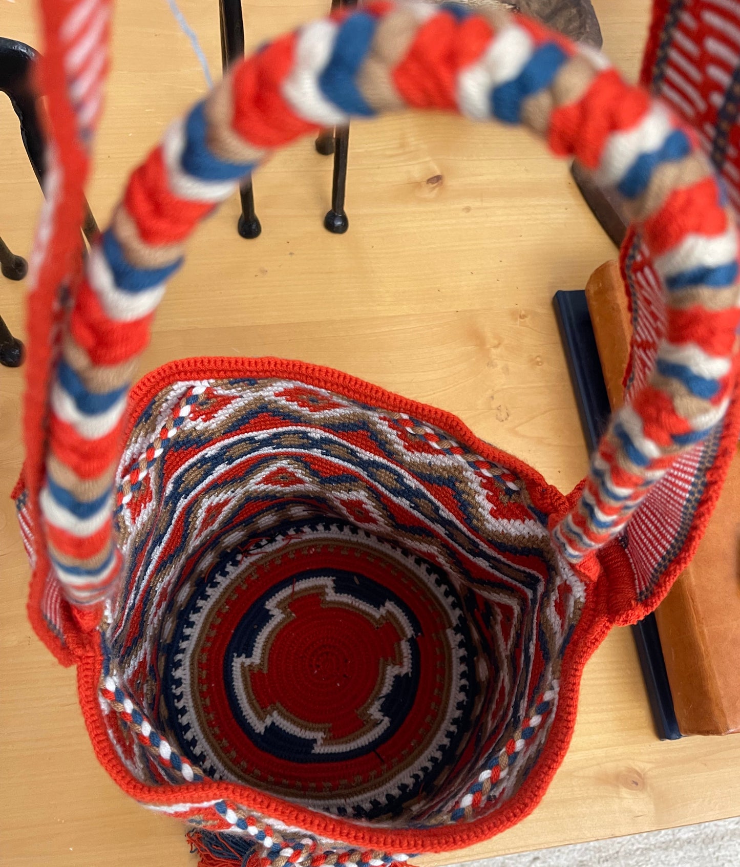 Costa Wayuu Double Strap Bag-Traditional Geometric Pattern. - CostaWayuuShop