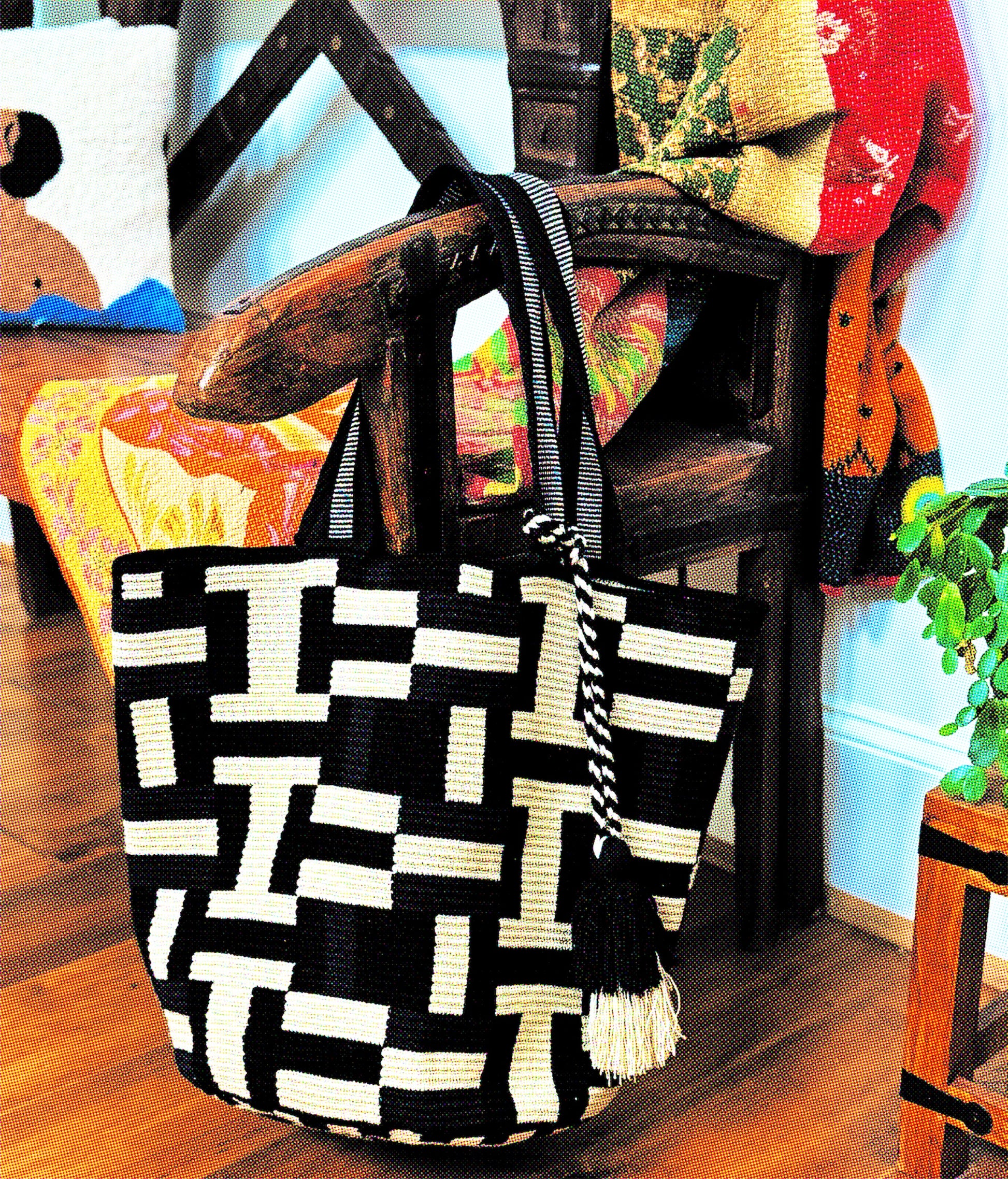 Costa Wayuu Oversized Wayuu Tote-Bag, Summer Extra Large Beach Shopper Bag. - CostaWayuuShop