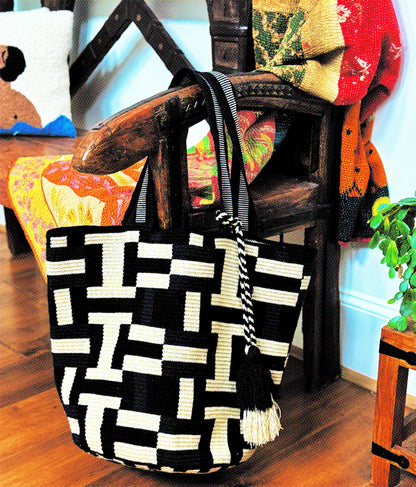 Costa Wayuu Oversized Wayuu Tote-Bag, Summer Extra Large Beach Shopper Bag. - CostaWayuuShop