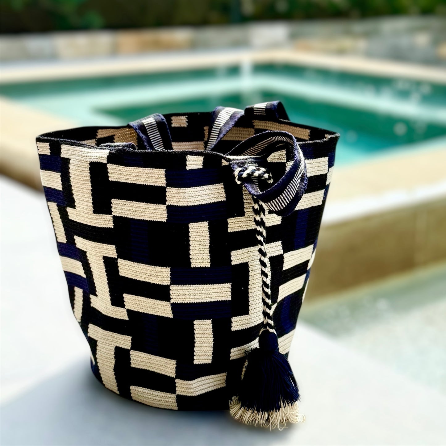 Costa Wayuu Oversized Wayuu Tote-Bag, Summer Extra Large Beach Shopper Bag. - CostaWayuuShop