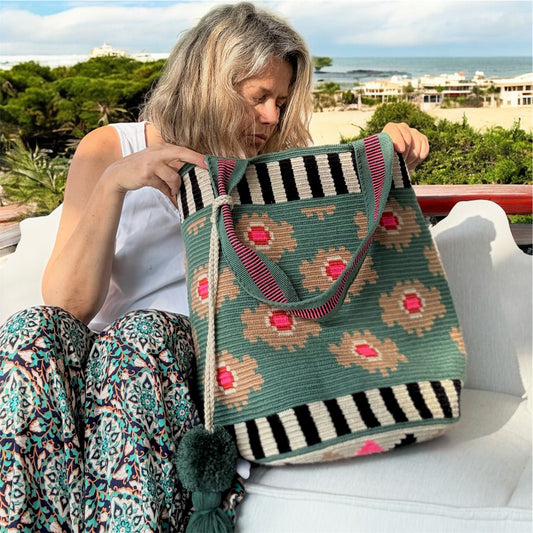 Costa Wayuu Oversized Tote-Shopper Bag - CostaWayuuShop