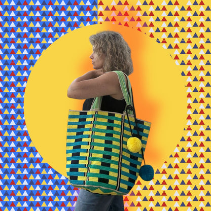 Costa Wayuu Oversized Wayuu Shopper Bag, Extra Large Tote-Bag - CostaWayuuShop