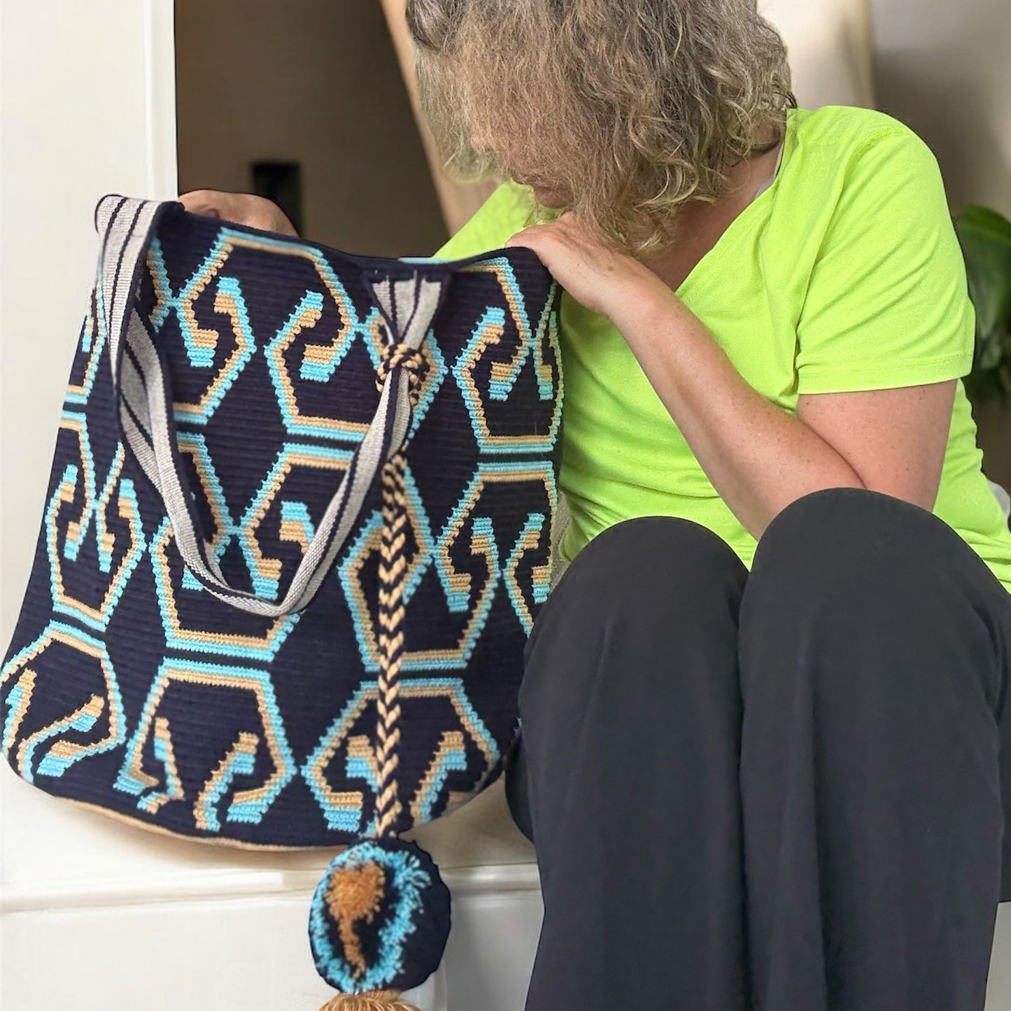 Costa Wayuu Oversized Tote, Extra Large Shopper Bag. - CostaWayuuShop