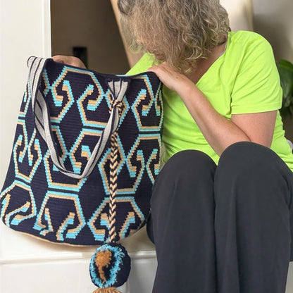 Costa Wayuu Oversized Tote, Extra Large Shopper Bag. - CostaWayuuShop