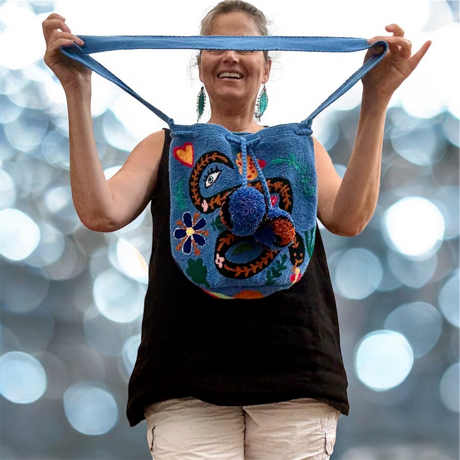 Costa Wayuu Handwoven Puyado Style Large Serpent Bag - CostaWayuuShop