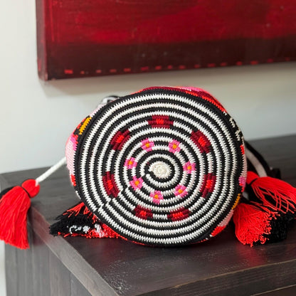 Costa Wayuu Mochila Bag – Bold Geometric & Floral Pattern