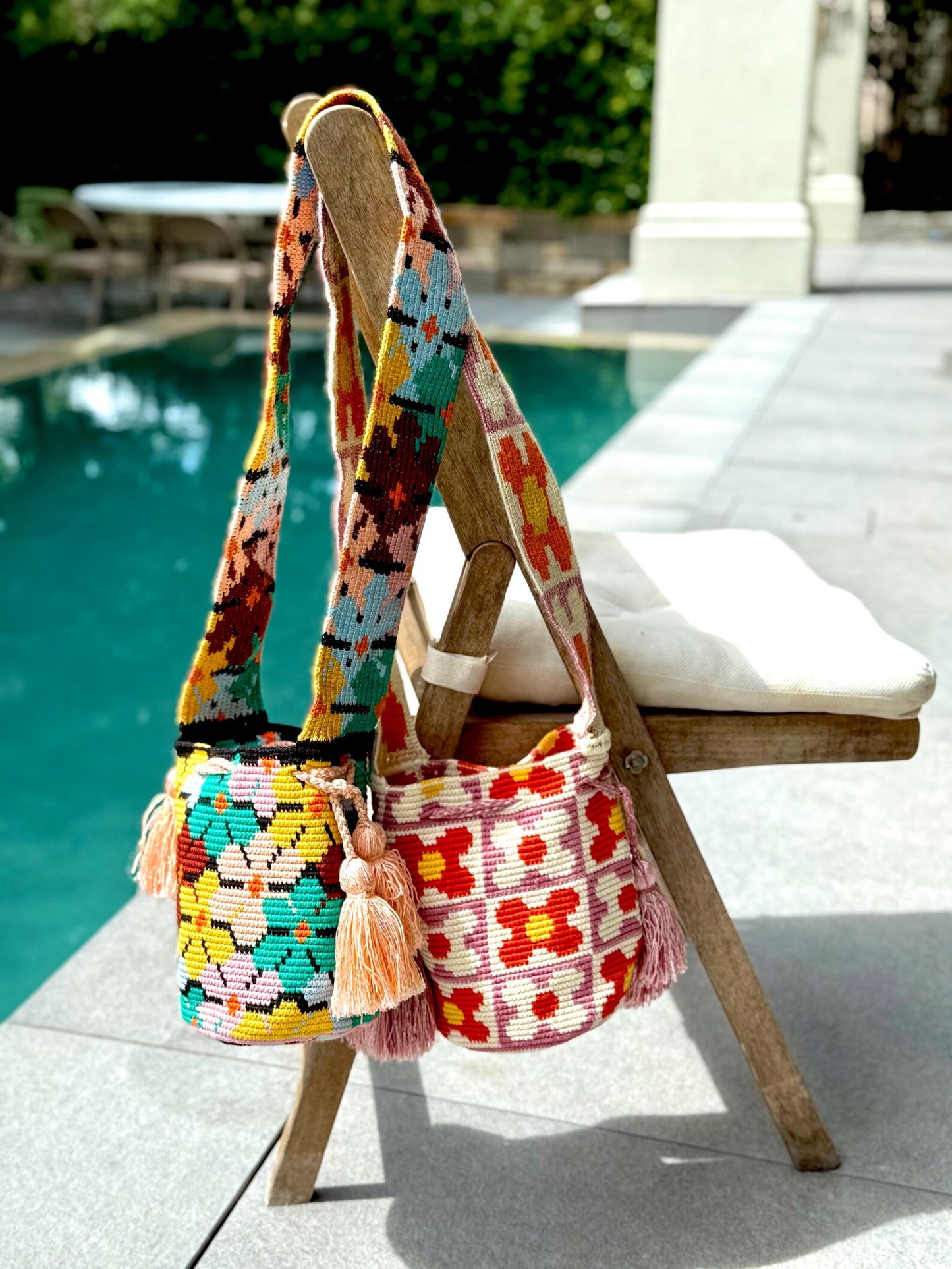 Costa Wayuu Wayuu Medium Sunlit Mosaic Shoulder Bag. - CostaWayuuShop
