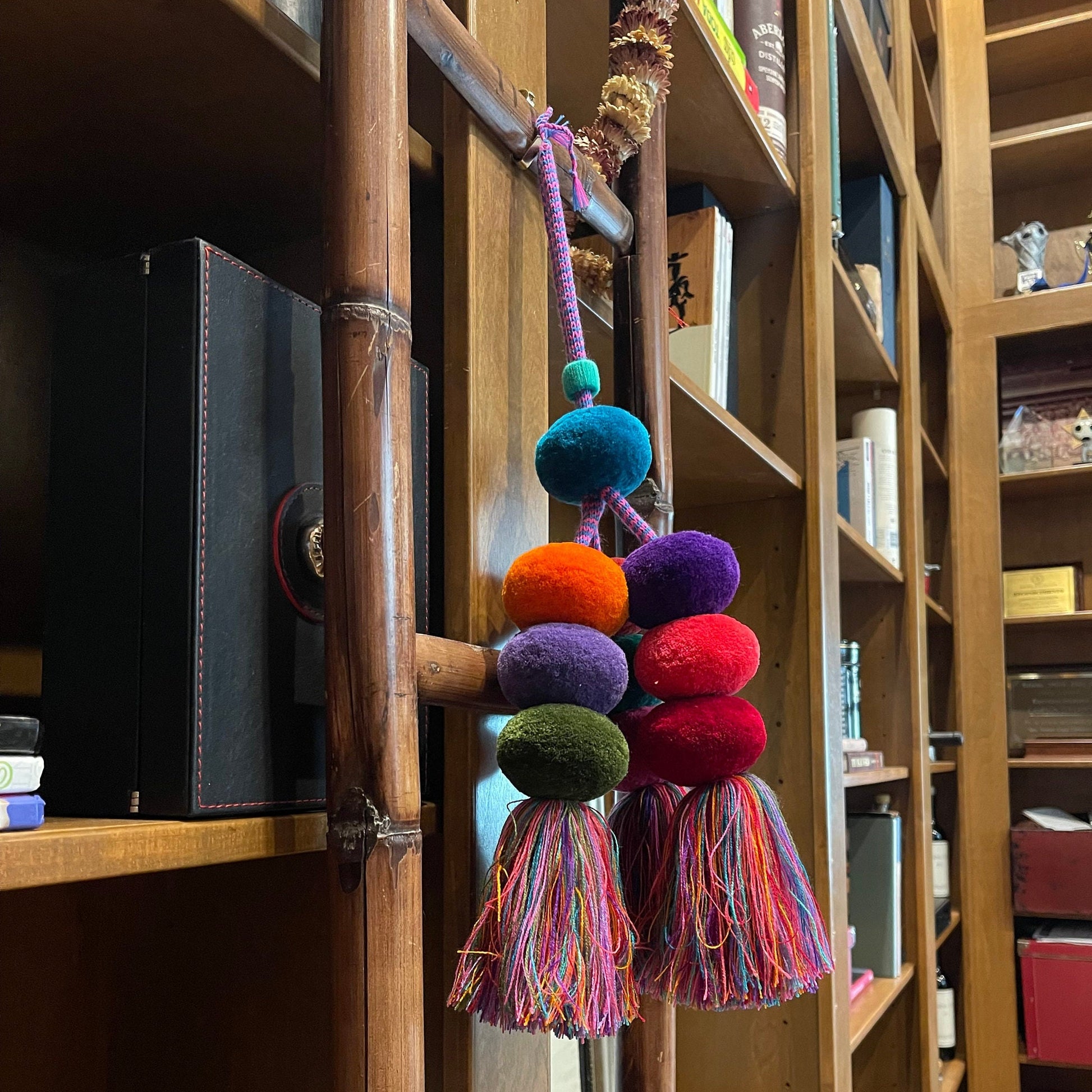 Costa Wayuu Giant Colorful Pom Poms – Handmade Jumbo Nursery Decor - CostaWayuuShop