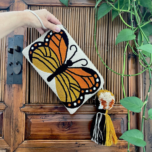 Costa Wayuu Butterfly Boho Clutch,  Handwoven - CostaWayuuShop