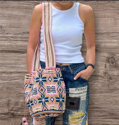 Costa Wayuu Single Thread Handmade Wayuu Bag - CostaWayuuShop