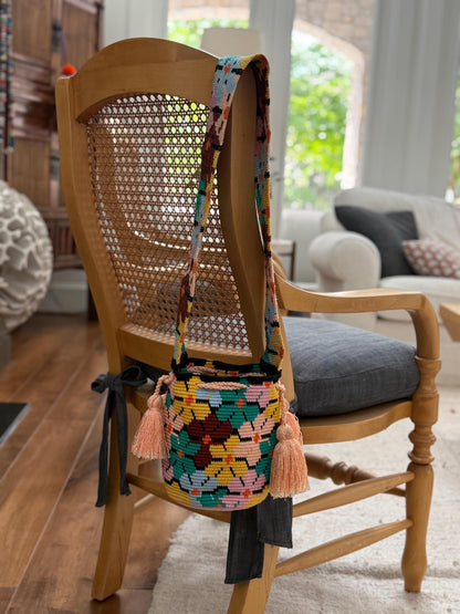 Costa Wayuu Wayuu Medium Sunlit Mosaic Shoulder Bag. - CostaWayuuShop