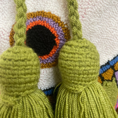 Costa Wayuu Large Handmade Wayuu Lucky Eye Bag - CostaWayuuShop