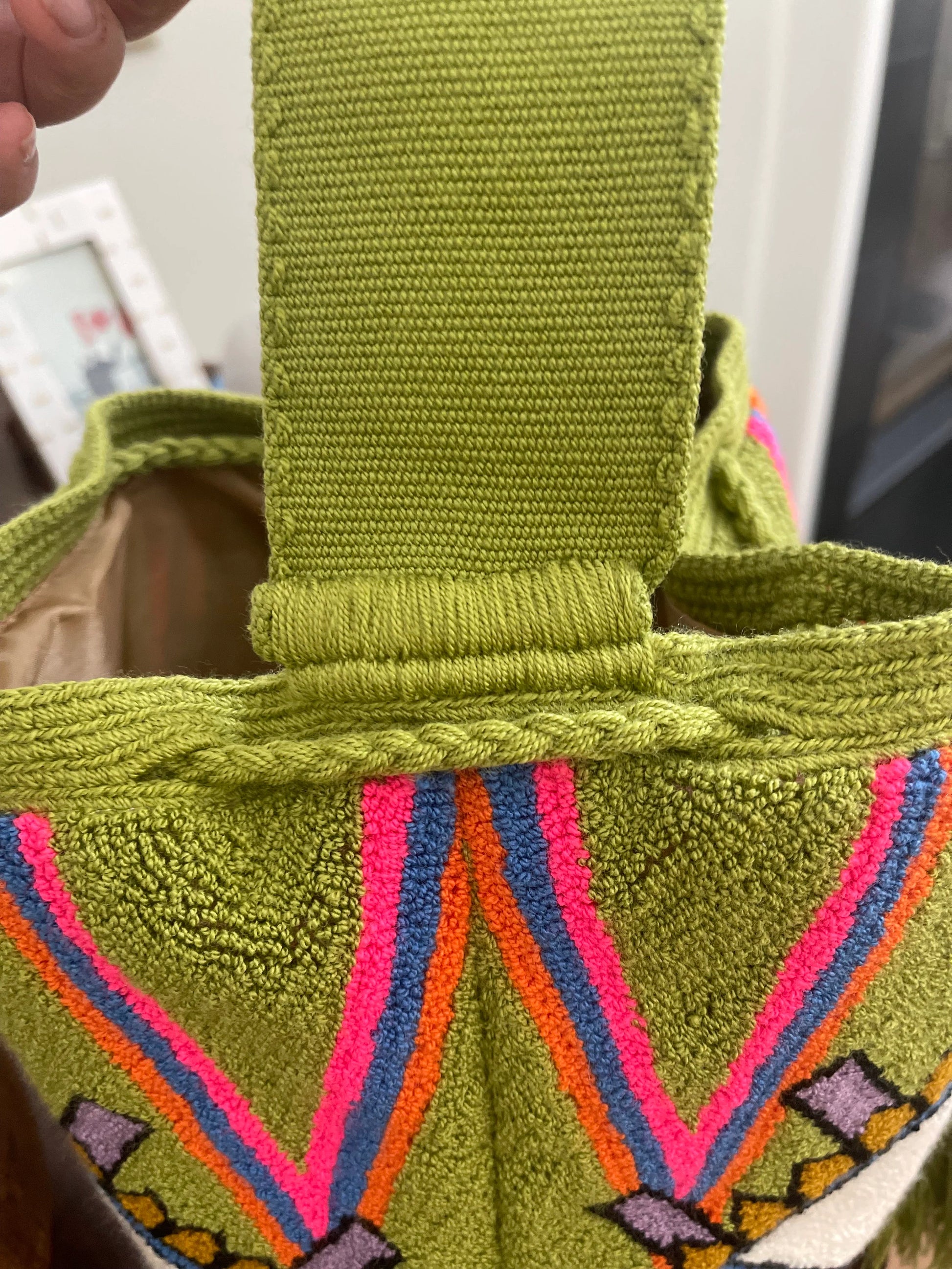 Costa Wayuu Large Handmade Wayuu Lucky Eye Bag - CostaWayuuShop