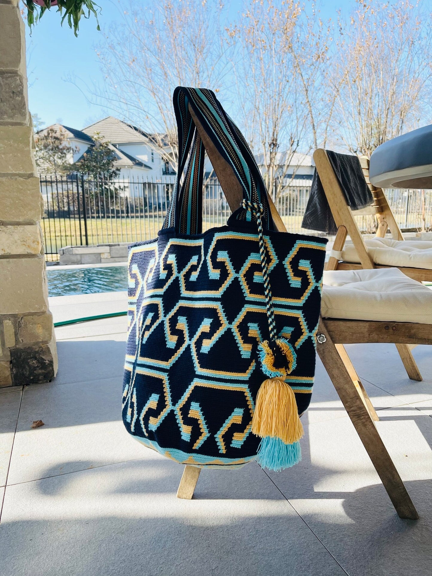 Costa Wayuu Oversized Tote, Extra Large Shopper Bag. - CostaWayuuShop
