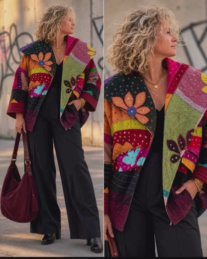 Patchwork Vintage Kantha Jacket