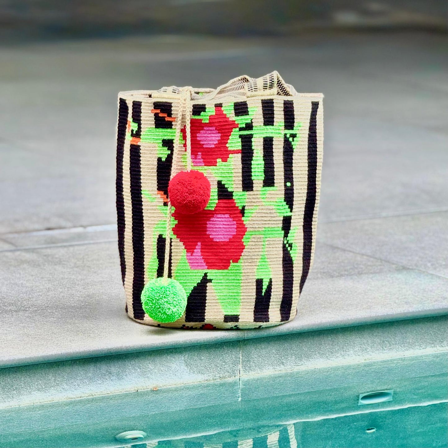 Costa Wayuu Extra Large Shopper Tote, Boho Chic, Oversized Bag. - CostaWayuuShop