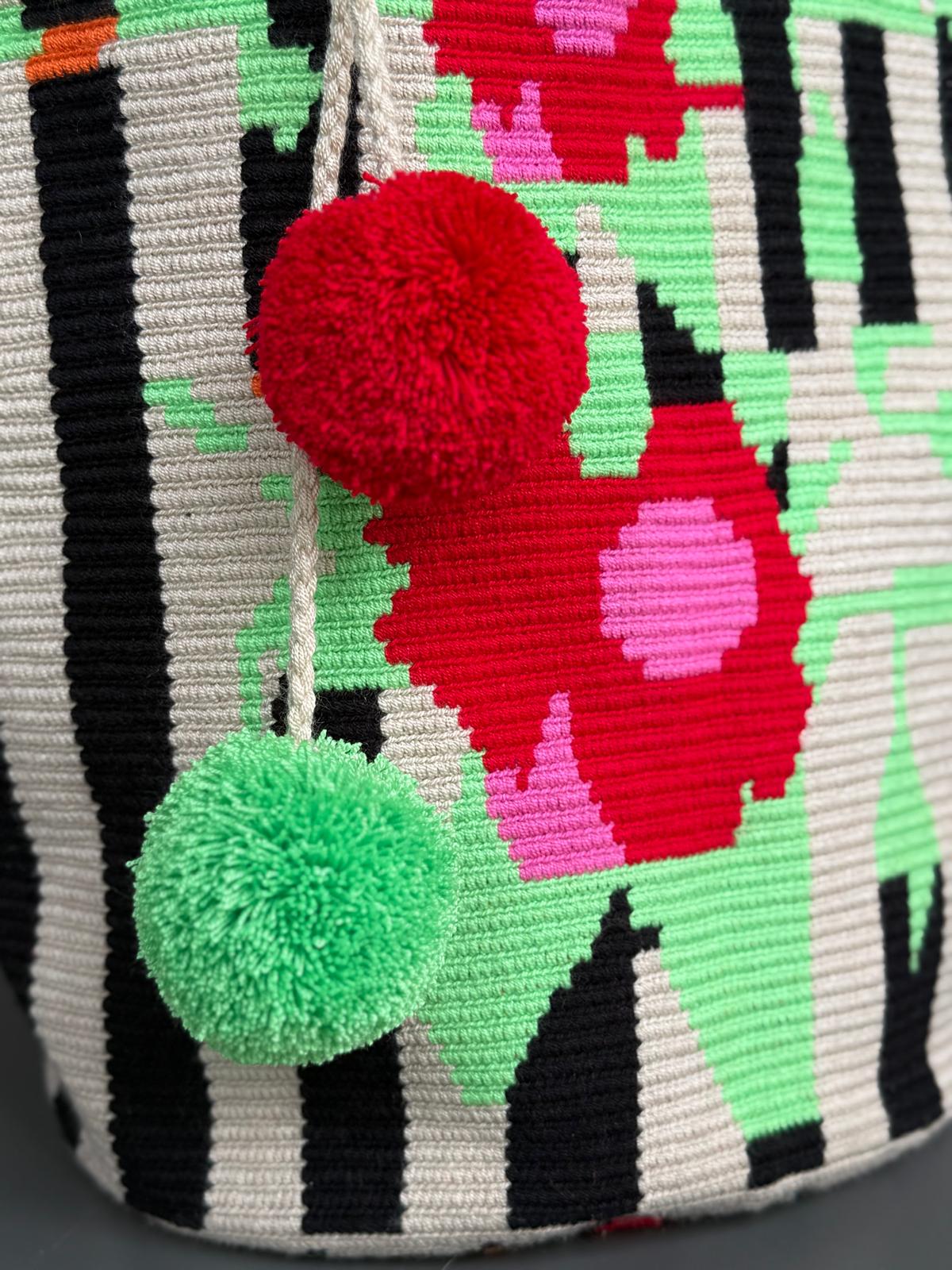 Costa Wayuu Extra Large Shopper Tote, Boho Chic, Oversized Bag. - CostaWayuuShop